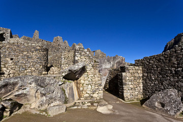 Ruins of lost Inca city Machu Picchu, Peru, South America