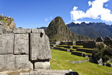 Machu Picchu in the Andes in Peru - South America