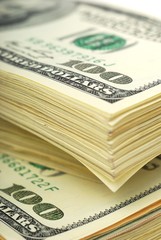 Dollar bank note money background