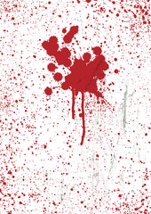 Blood stains texture background, vector.