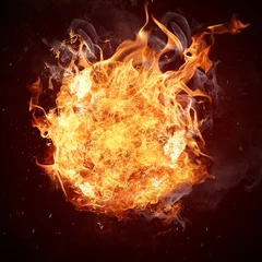 Papier Peint photo autocollant Flamme Flamme de feux chauds en mouvement