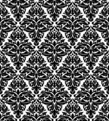 Seamless background in damask style