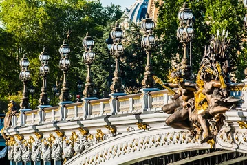 Keuken foto achterwand Pont Alexandre III Pont Alexandre III Parijs stad Frankrijk