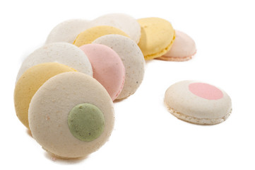 colorated waffles for macarons