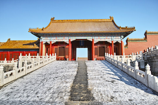 Forbidden City after the snow