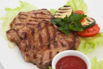 Grilled meat