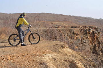 Rider on the rocks