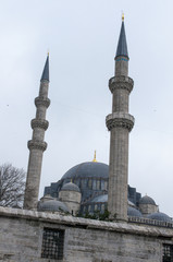 Fototapeta na wymiar Istanbul, Turkey - Mosque (Blue Mosque / Hagia Sophia)