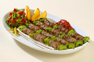 şiş köfte