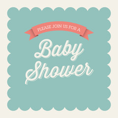 Baby shower invitation card
