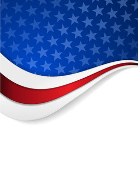 Stars and stripes themed background