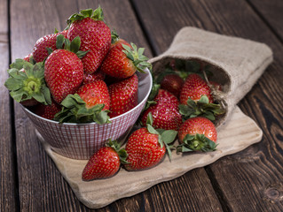 Fresh Strawberries in a bowl