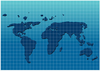 map of world, vector design
