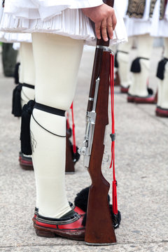 The Evzone Uniform (i.e.Fustanella)