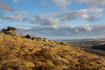 Birch Tor Dartmoor Devon Uk