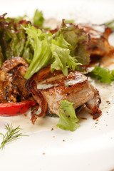 meat with vegetables