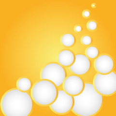 Orange сircles background