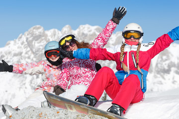 Joie enfant ski vacances d'hiver