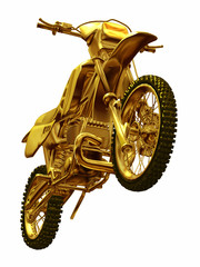 moto de motocross d& 39 or