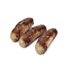Cooked sausages.