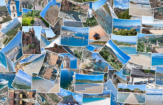 photos souvenirs de vacances en Corse