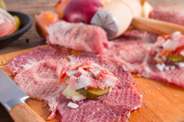 Obraz premium meat beefs olive