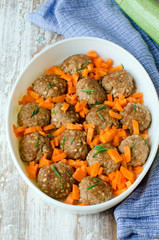Meatballs with barley