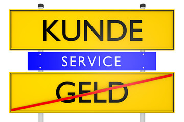 Kunde vs Geld_konzeptionell Finanzen - 3D