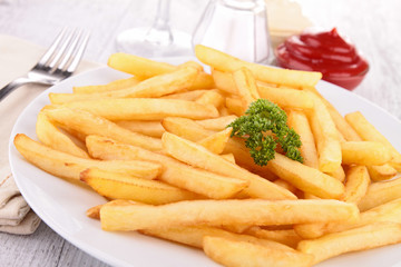 plate of french fries
