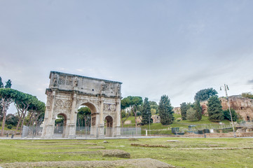 Obraz premium Arch of Constantine in Rome, Italy