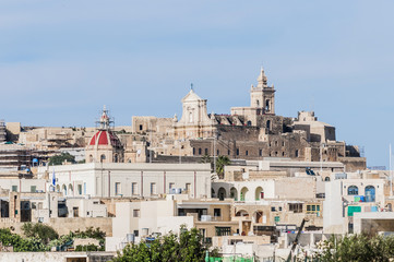 Fototapeta na wymiar Katedra w Rabat (Victoria), wyspie Gozo, Malta.