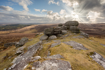 Birch Tor Dartmoor Devon Uk