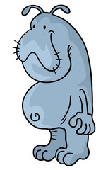Funny hippo