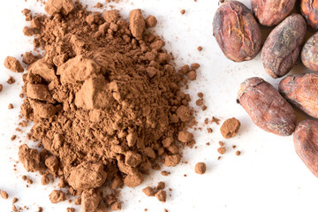 Poudre de Cacao et Graines