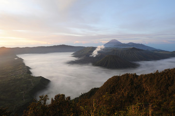 parco nazionale di Bromo-Tengger-Semeru sull'isola di Java