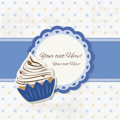 cake design - cupcake background - place your text