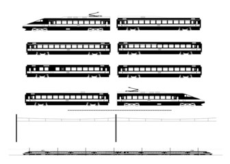 High speed train kit