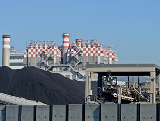 coal plant - obrazy, fototapety, plakaty