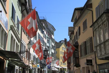 Foto op Plexiglas Zürich Altstadt © novro