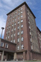 Fototapeta na wymiar Turm des Funkhauses Berlin an der Nalepastraße