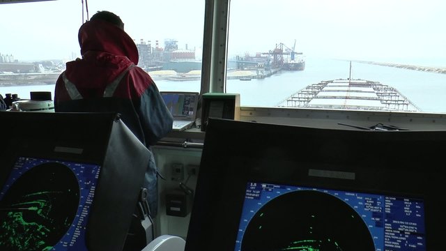 vue de la timonerie dunkerque