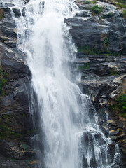 Vachiratar Waterfall in Inthanon Nation Park in Chiang Mai, Thai