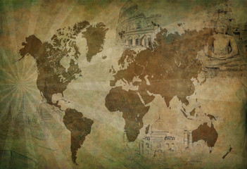 ancient world travel map