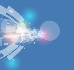 abstract futuristic fade computer technology business background