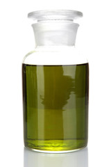 Medicine bottle isolated on white