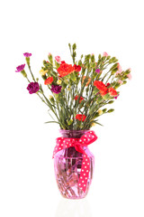 Bouquet colorful Dianthus