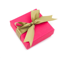 Gift box on white background