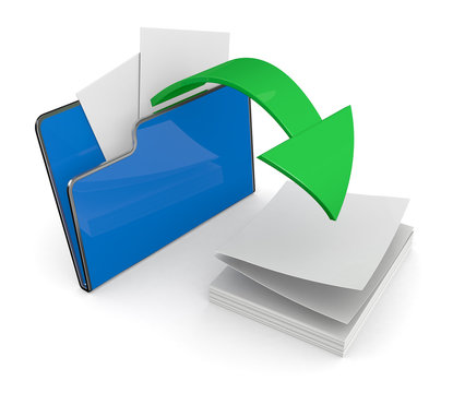 folder icon, data transfer