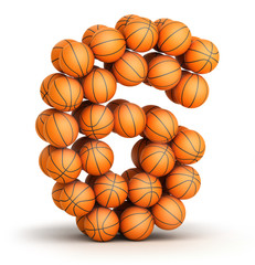 Number 6 basketball