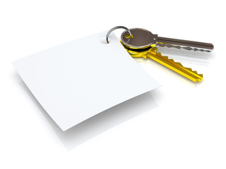 key and paper